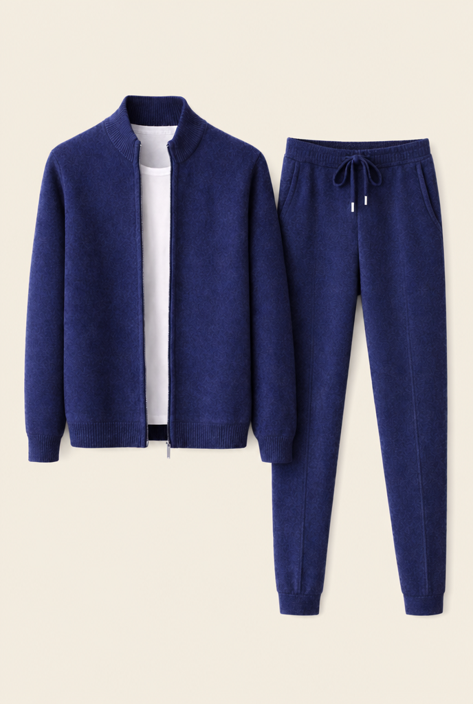 MILANO CASHMERE LOUNGE SET - NAVY