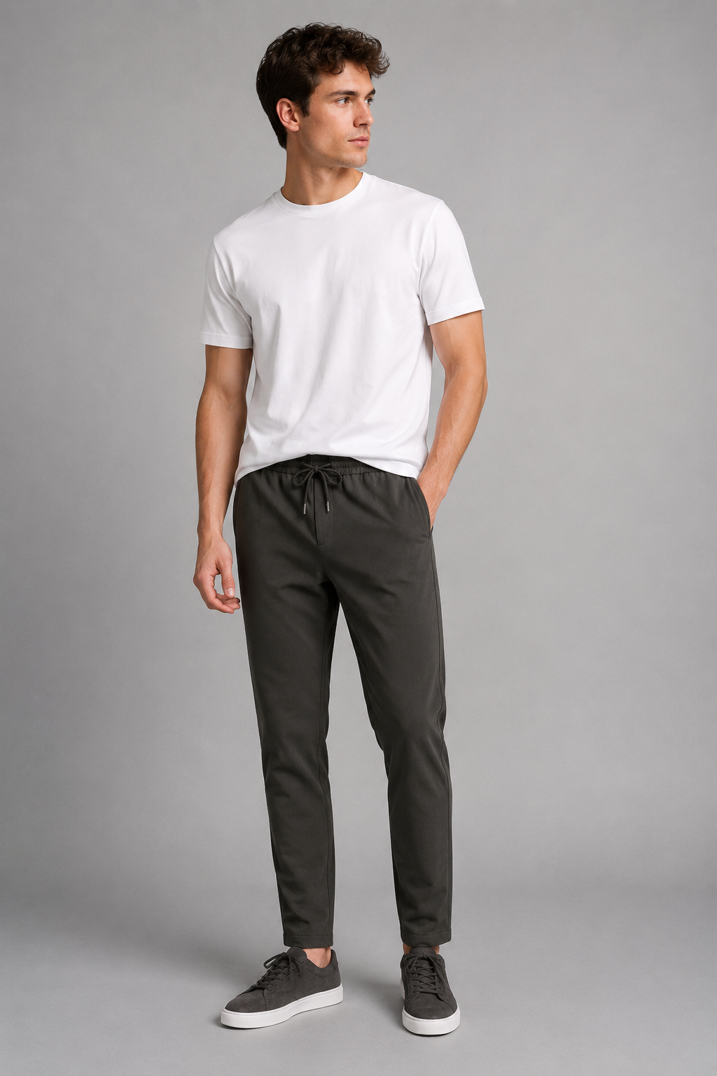 MILANO CLASSICO PANTS - BROWN