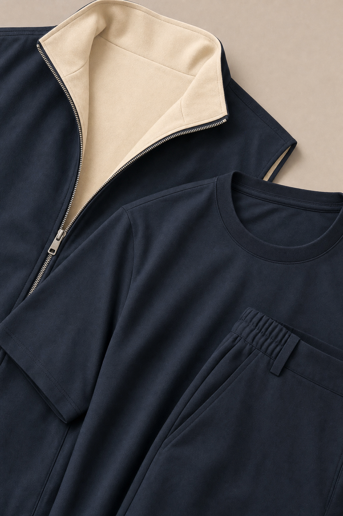 Milano Reverso Set Total Blu detail
