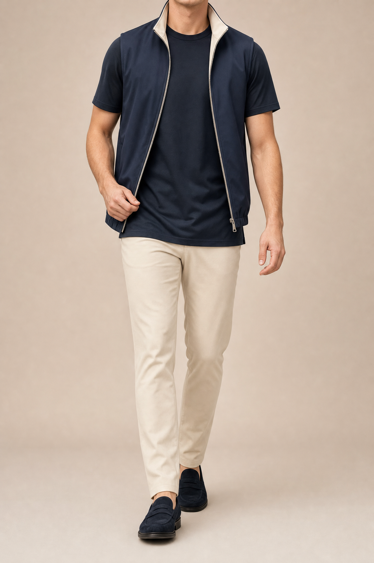 Milano Reverso Set Crema & Blu reversed