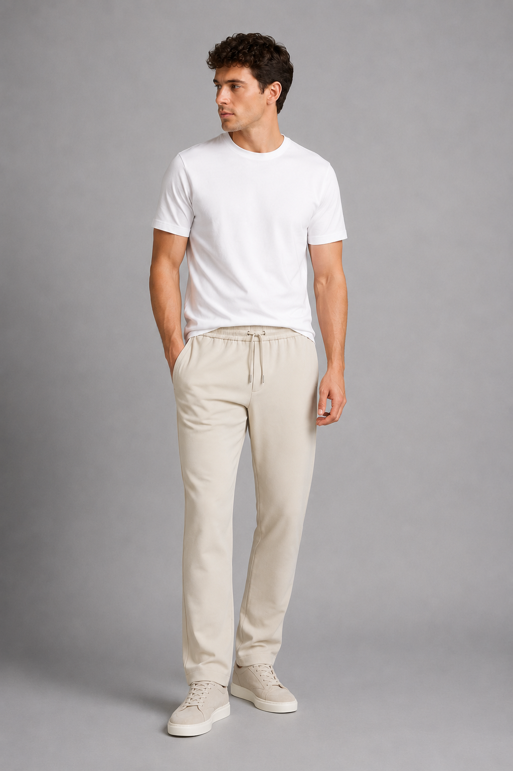 MILANO CLASSICO PANTS - BEIGE