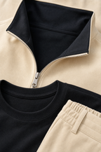 Milano Reverso Set Crema & Nero detail