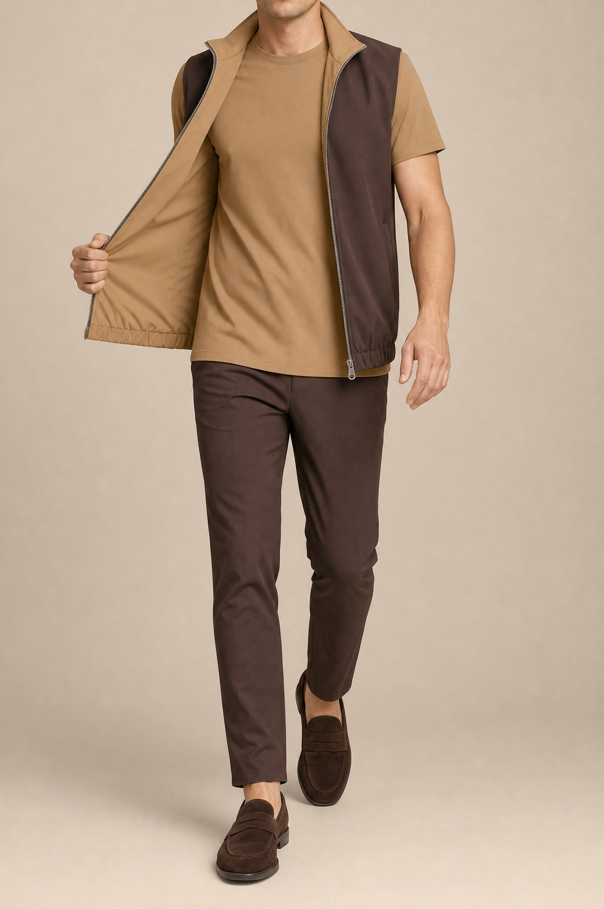 Milano Reverso Set Marrone & Cammello front