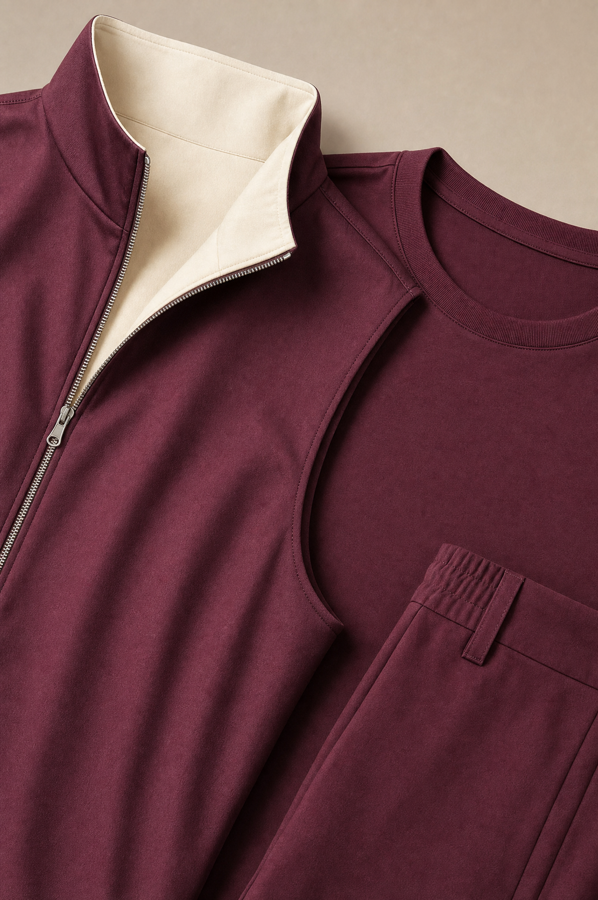 Milano Reverso Set Total Bordeaux detail