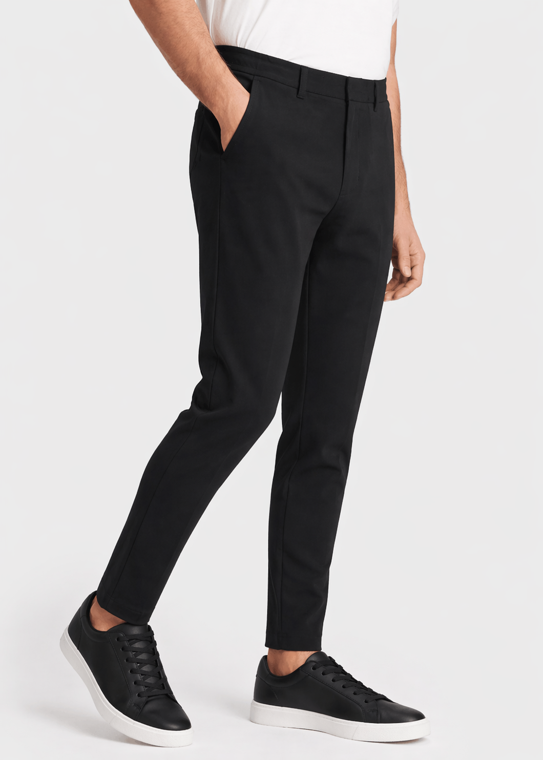 MILANO SIGNATURE TROUSERS - BLACK