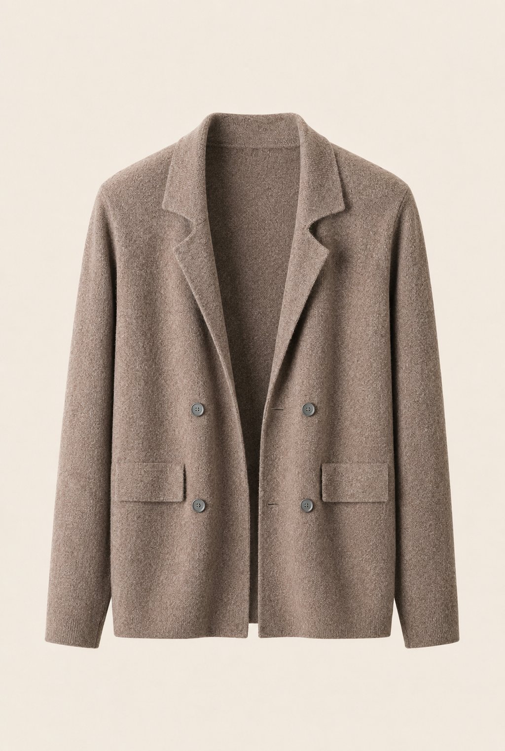 MILANO CASHMERE TORINO BLAZER - TORTORA