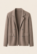 MILANO CASHMERE TORINO BLAZER - TORTORA