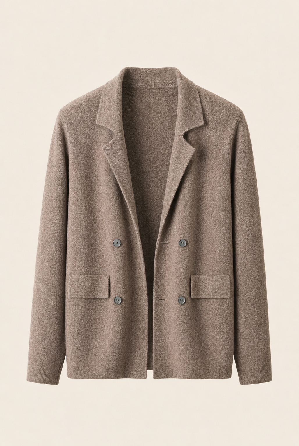 MILANO CASHMERE TORINO BLAZER - TORTORA