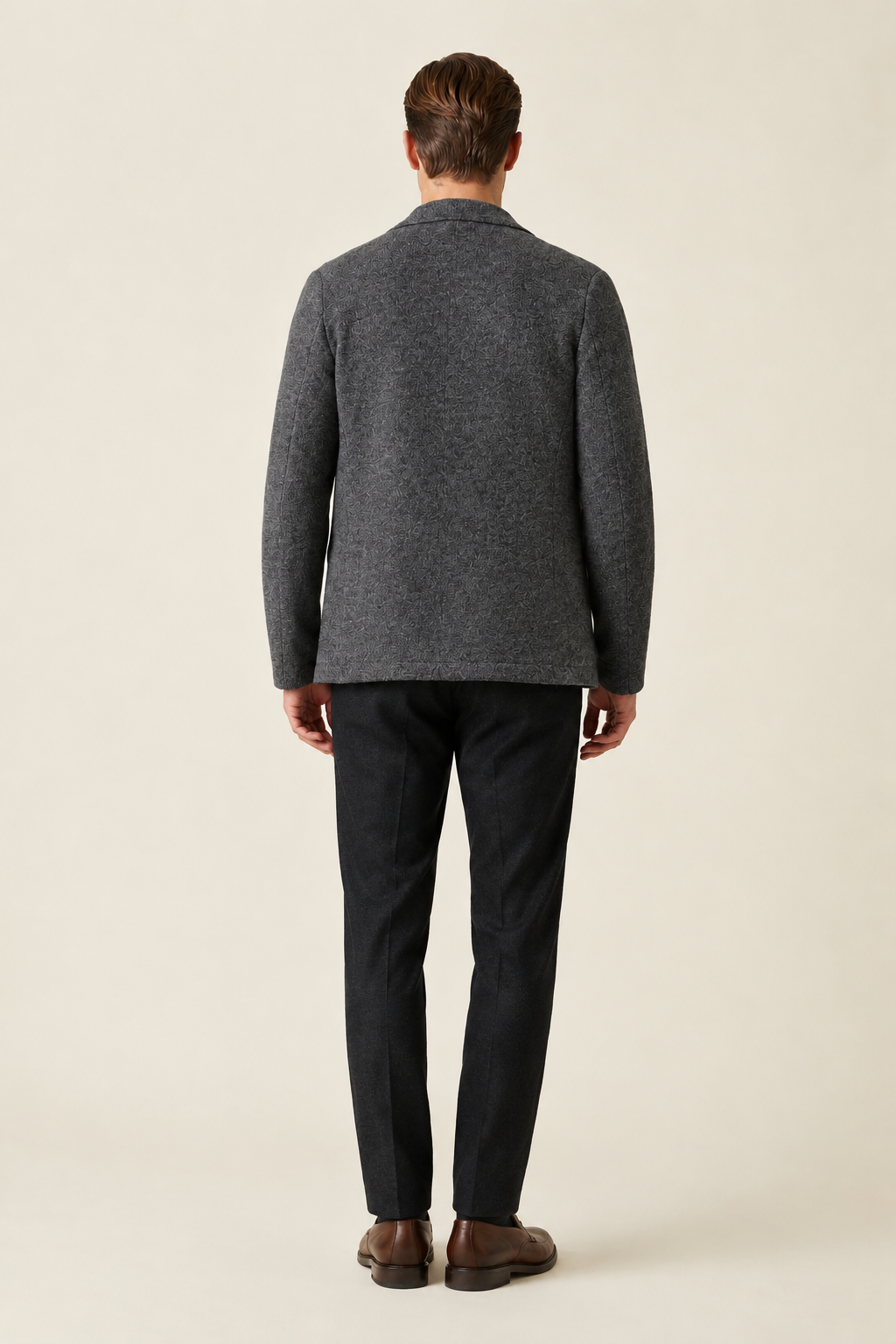 MILANO CASHMERE TORINO BLAZER - GRAFITE