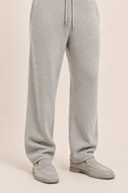 MILANO CASHMERE COMO PANT - LIGHT GREY