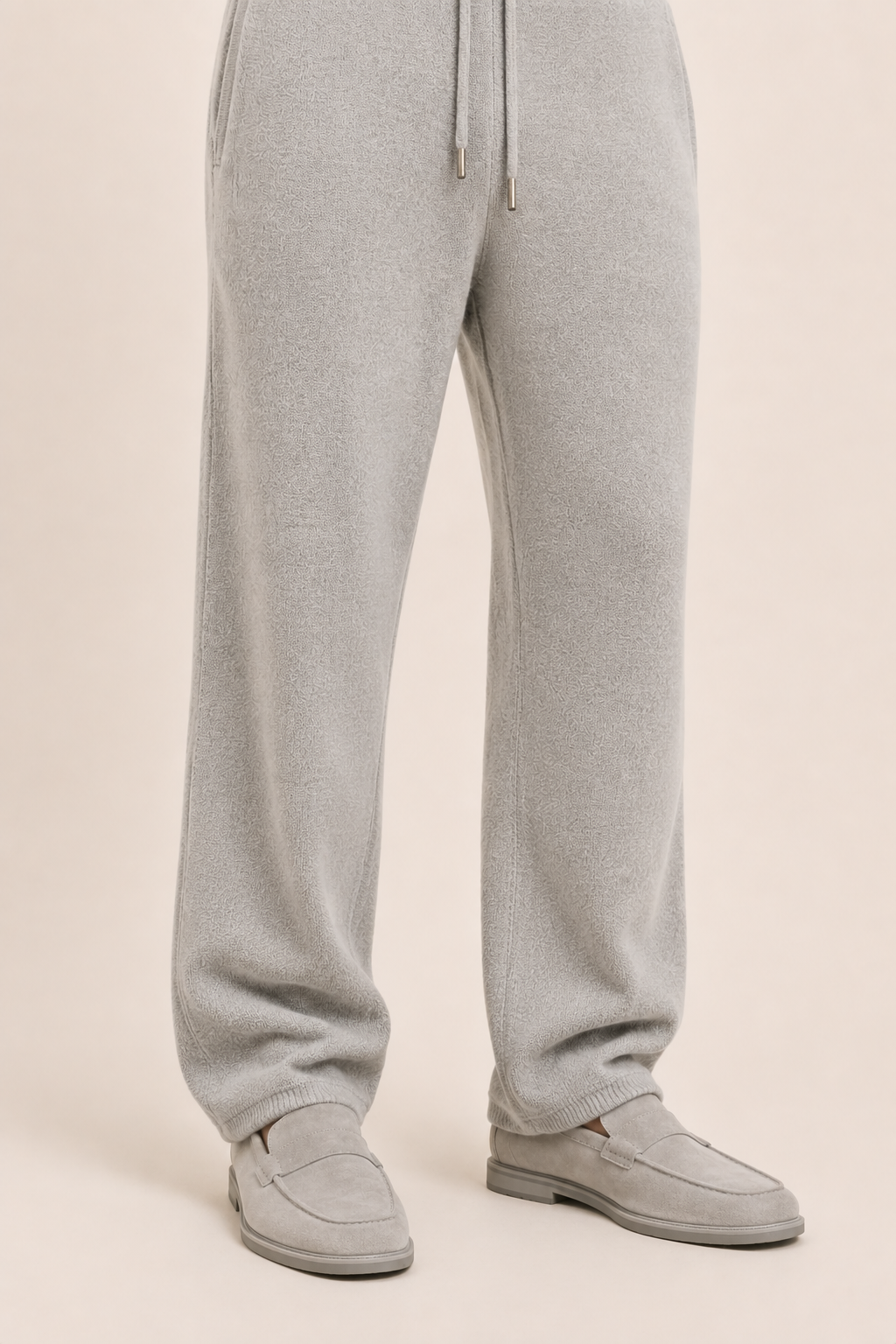 MILANO CASHMERE COMO PANT - LIGHT GREY
