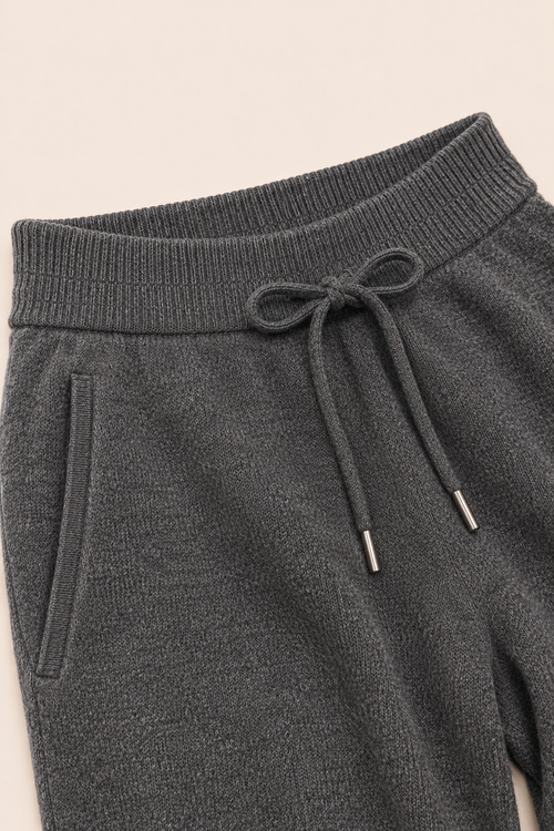 MILANO CASHMERE COMO HOSE – DUNKELGRAU