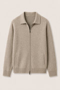 MILANO CASHMERE VERONA CARDIGAN - BEIGE