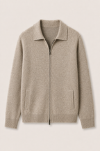 MILANO CASHMERE VERONA CARDIGAN - BEIGE