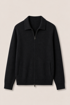 MILANO CASHMERE VERONA CARDIGAN - BLACK