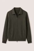 MILANO CASHMERE VERONA CARDIGAN - GREEN