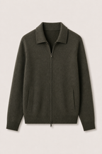 MILANO CASHMERE VERONA CARDIGAN - GREEN