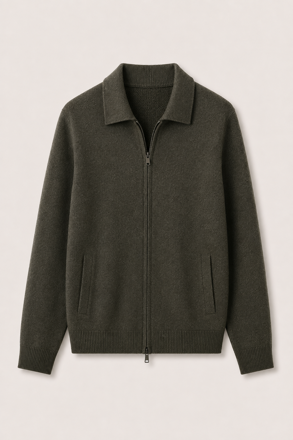 MILANO CASHMERE VERONA CARDIGAN - GREEN