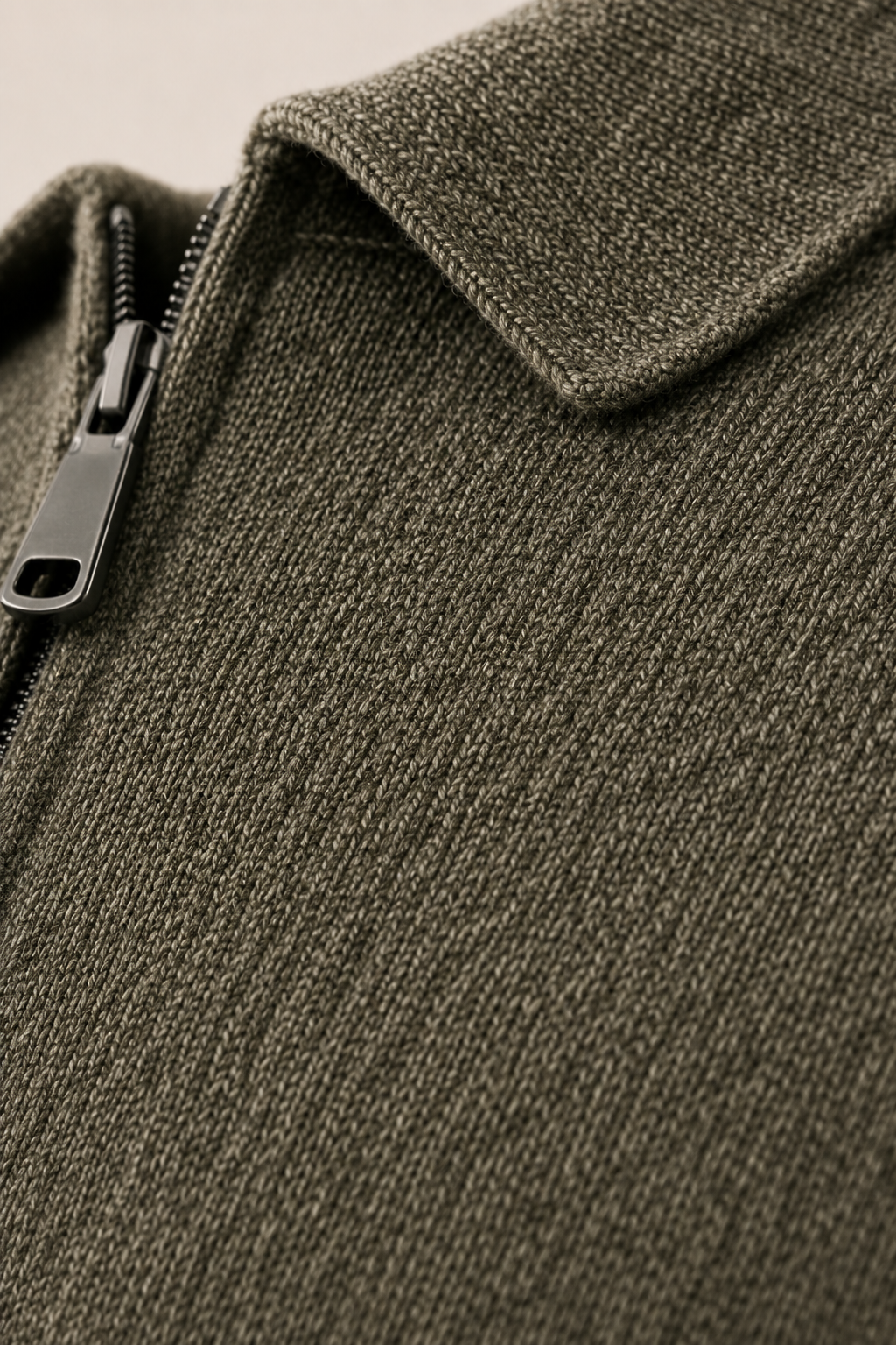 MILANO CASHMERE VERONA CARDIGAN - OLIVE