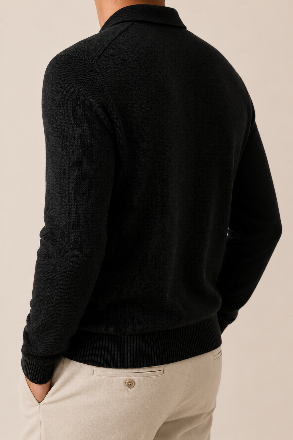 MILANO CASHMERE VERONA CARDIGAN - BLACK