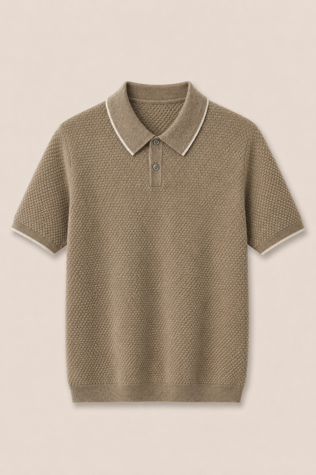 MILANO CASHMERE SORRENTO POLO - OLIVA