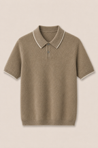 MILANO CASHMERE SORRENTO POLO - OLIVA