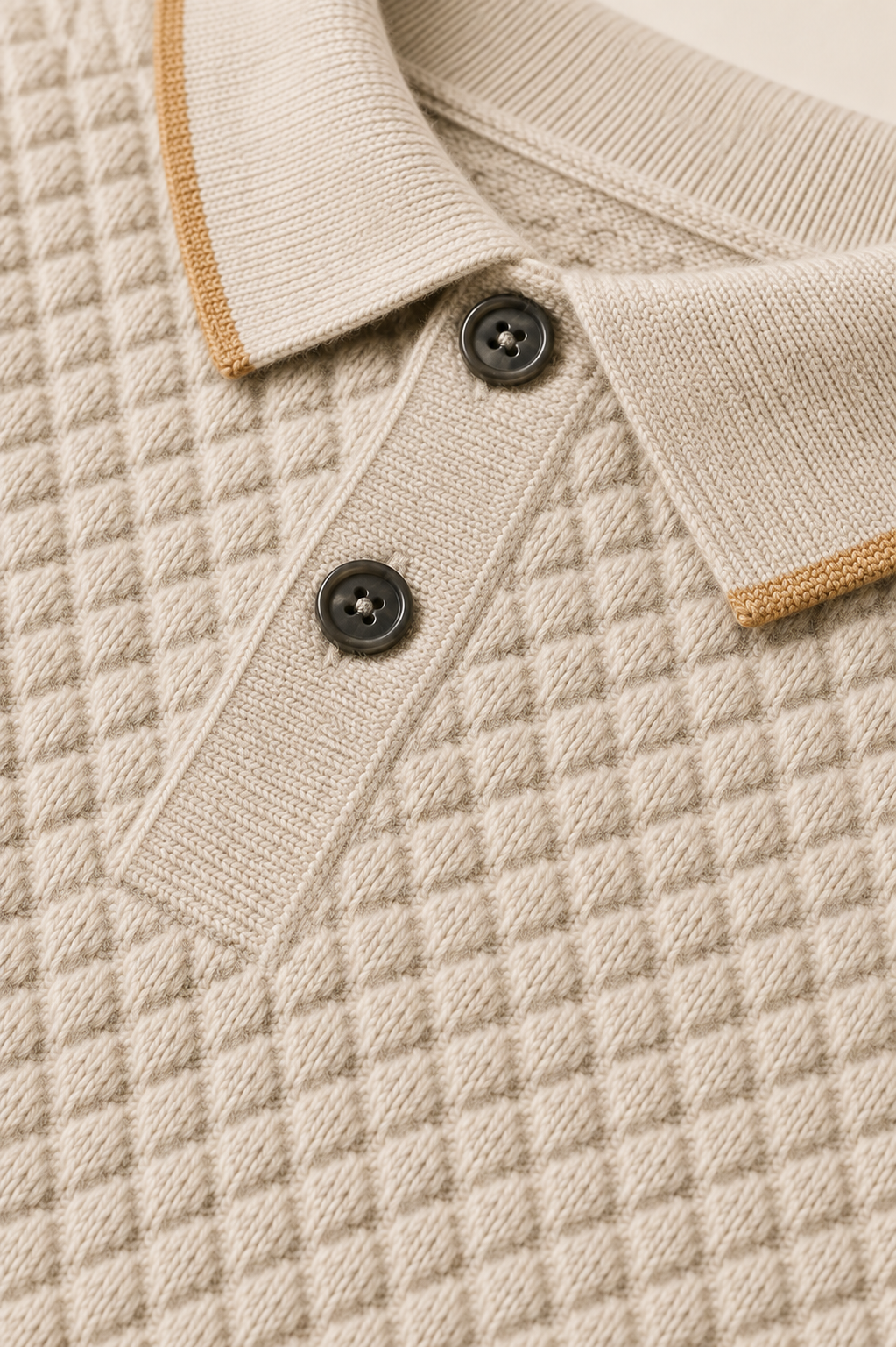 MILANO CASHMERE SORRENTO POLO - AVORIO