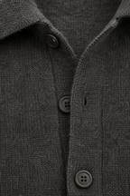 MILANO CASHMERE CAMICIA - GRAFITE