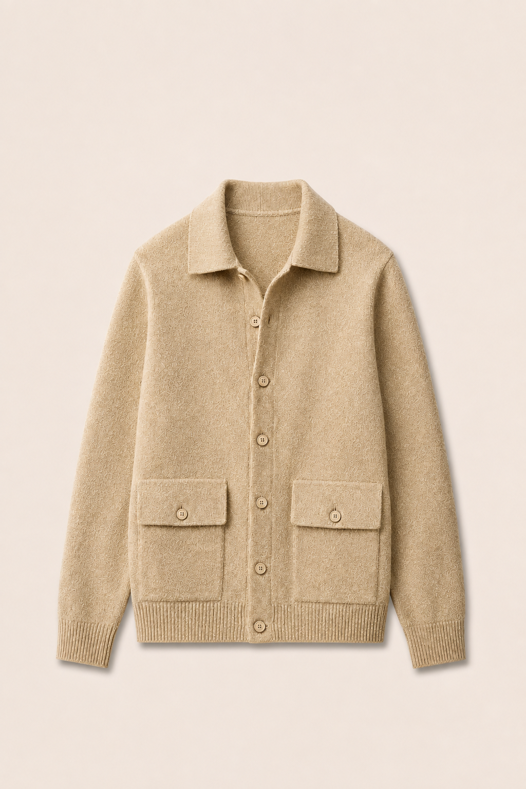 MILANO CASHMERE CAMICIA - SABBIA