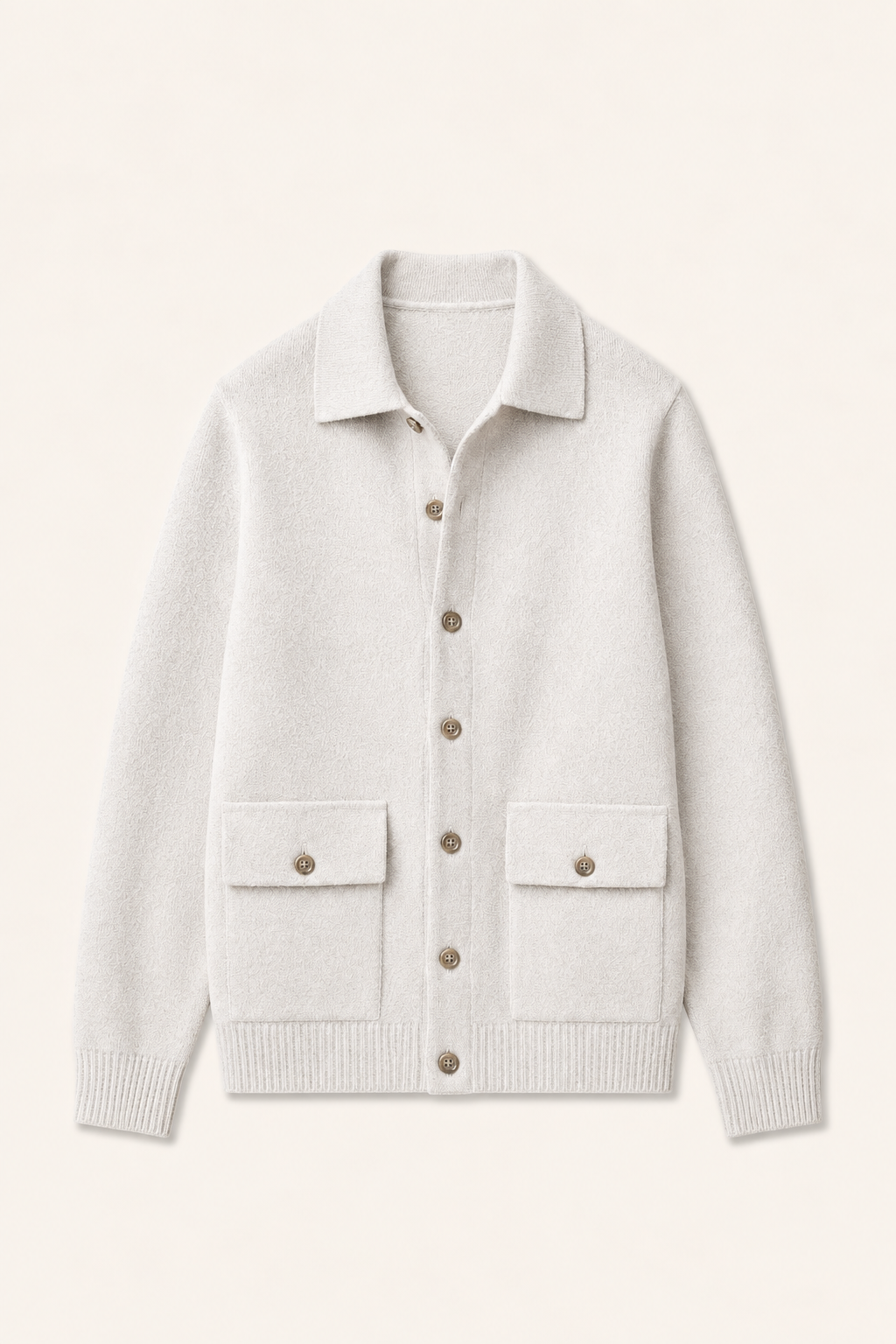 MILANO CASHMERE CAMICIA - PERLA