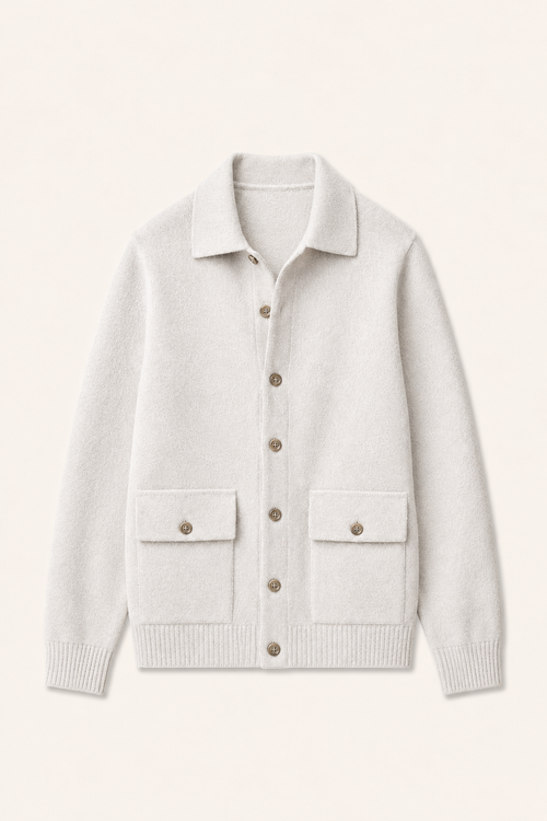 MILANO CASHMERE-HEMD – PERLA