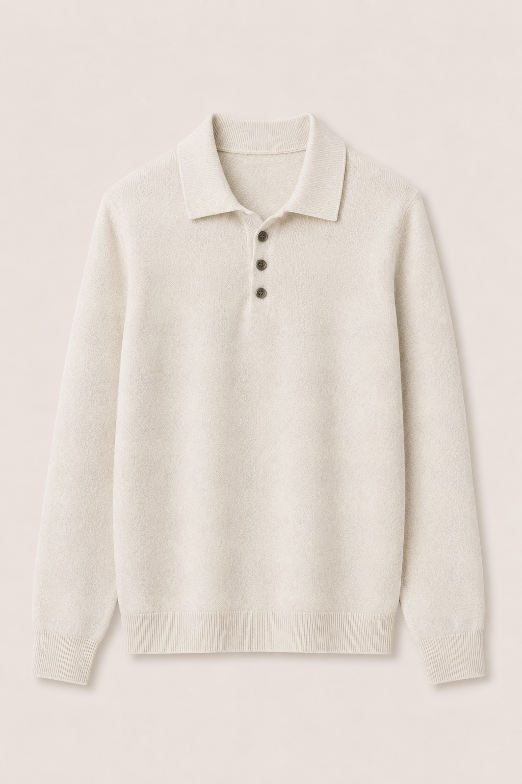 MILANO CASHMERE CORTINA POLO - OFF WHITE