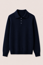MILANO CASHMERE CORTINA POLO - NAVY