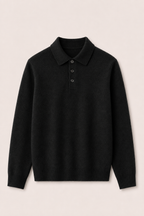 MILANO CASHMERE CORTINA POLO - BLACK