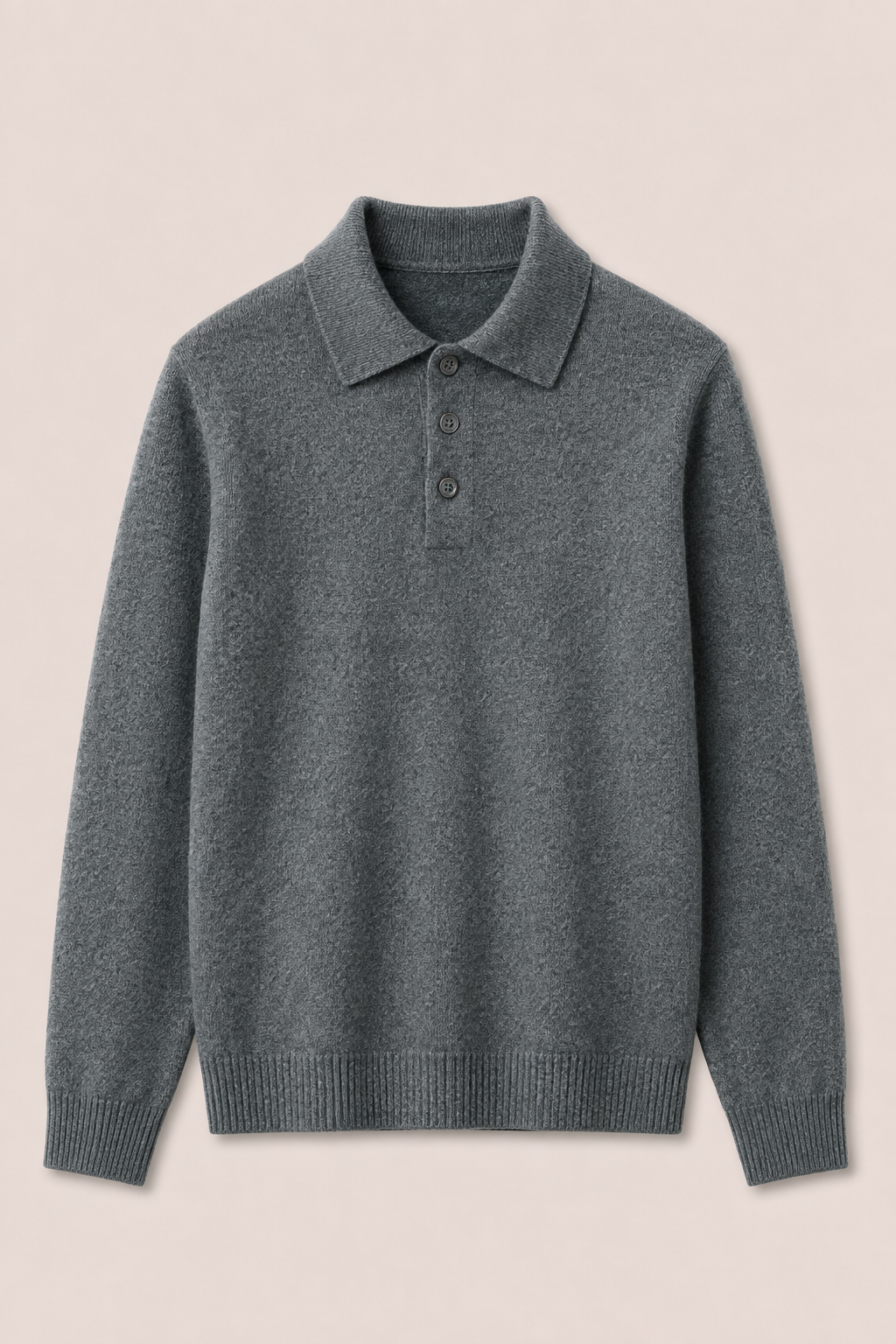 MILANO CASHMERE CORTINA POLO - GREY