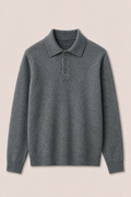 MILANO CASHMERE CORTINA POLO - GREY