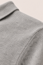 MILANO CASHMERE CORTINA POLO - LIGHT GREY