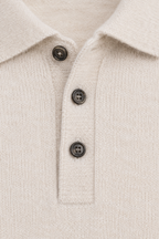 MILANO CASHMERE CORTINA POLO - OFF WHITE