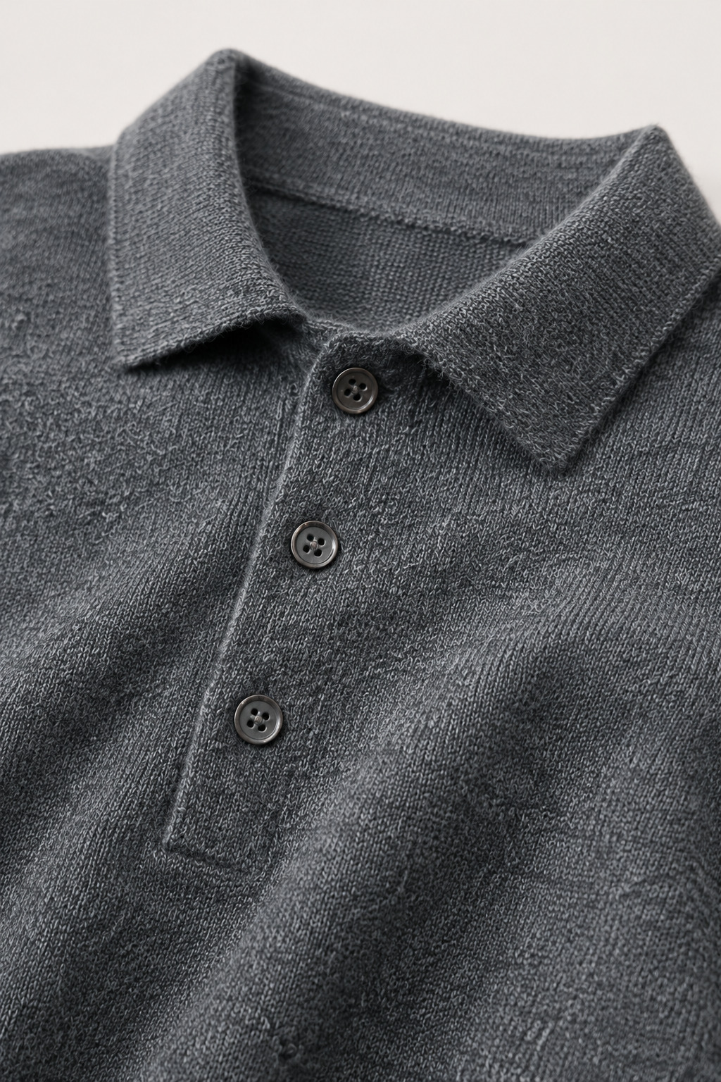 MILANO CASHMERE CORTINA POLO - GREY