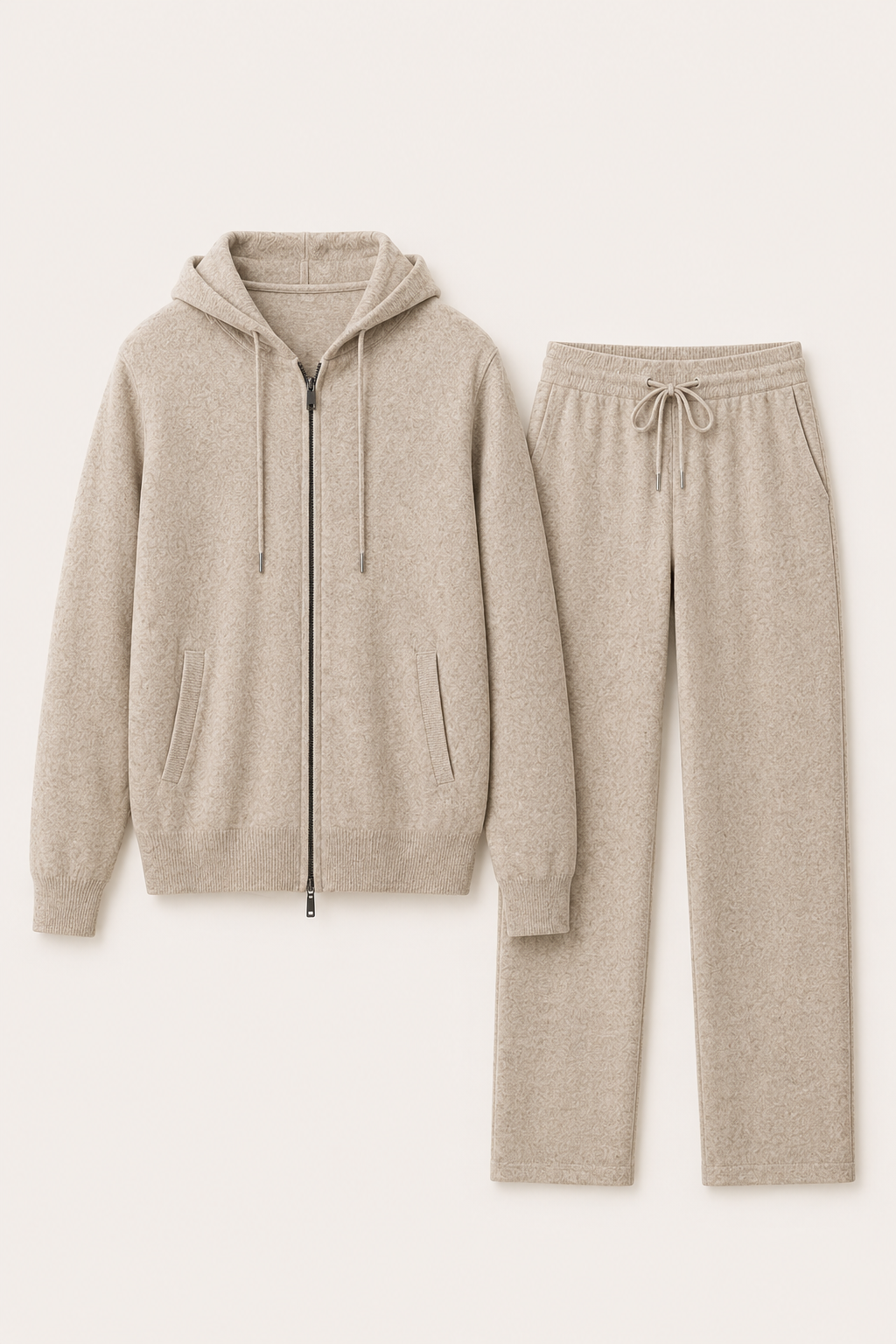 MILANO CASHMERE MORBIDO RELAXED SET - BEIGE