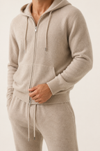 MILANO CASHMERE MORBIDO RELAXED SET - BEIGE