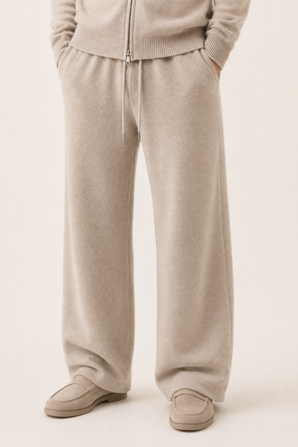 MILANO CASHMERE MORBIDO RELAXED SET - BEIGE