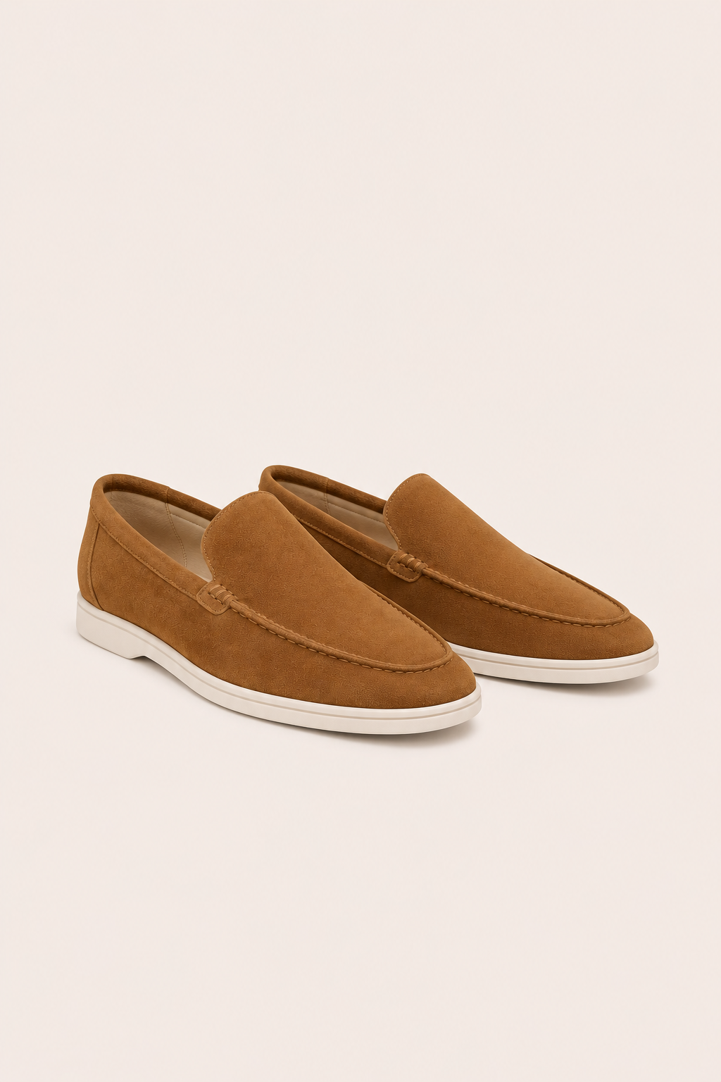 MILANO SUEDE LOAFER - TABACCO