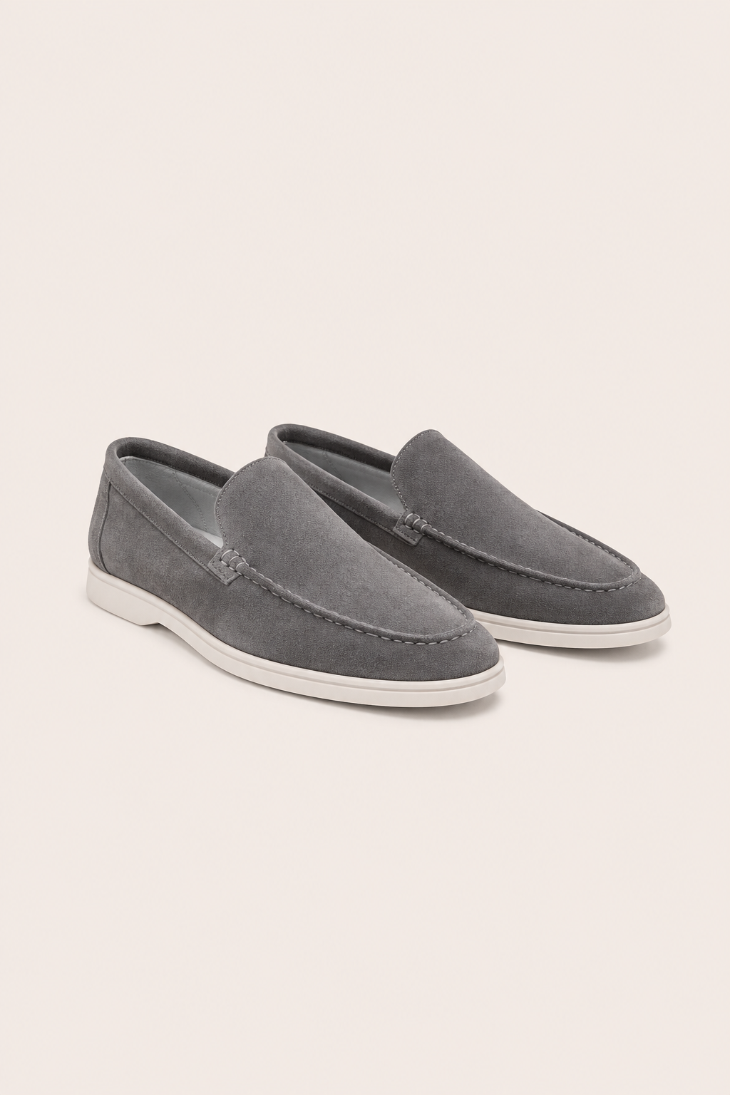 MILANO SUEDE LOAFER - GRIGIO