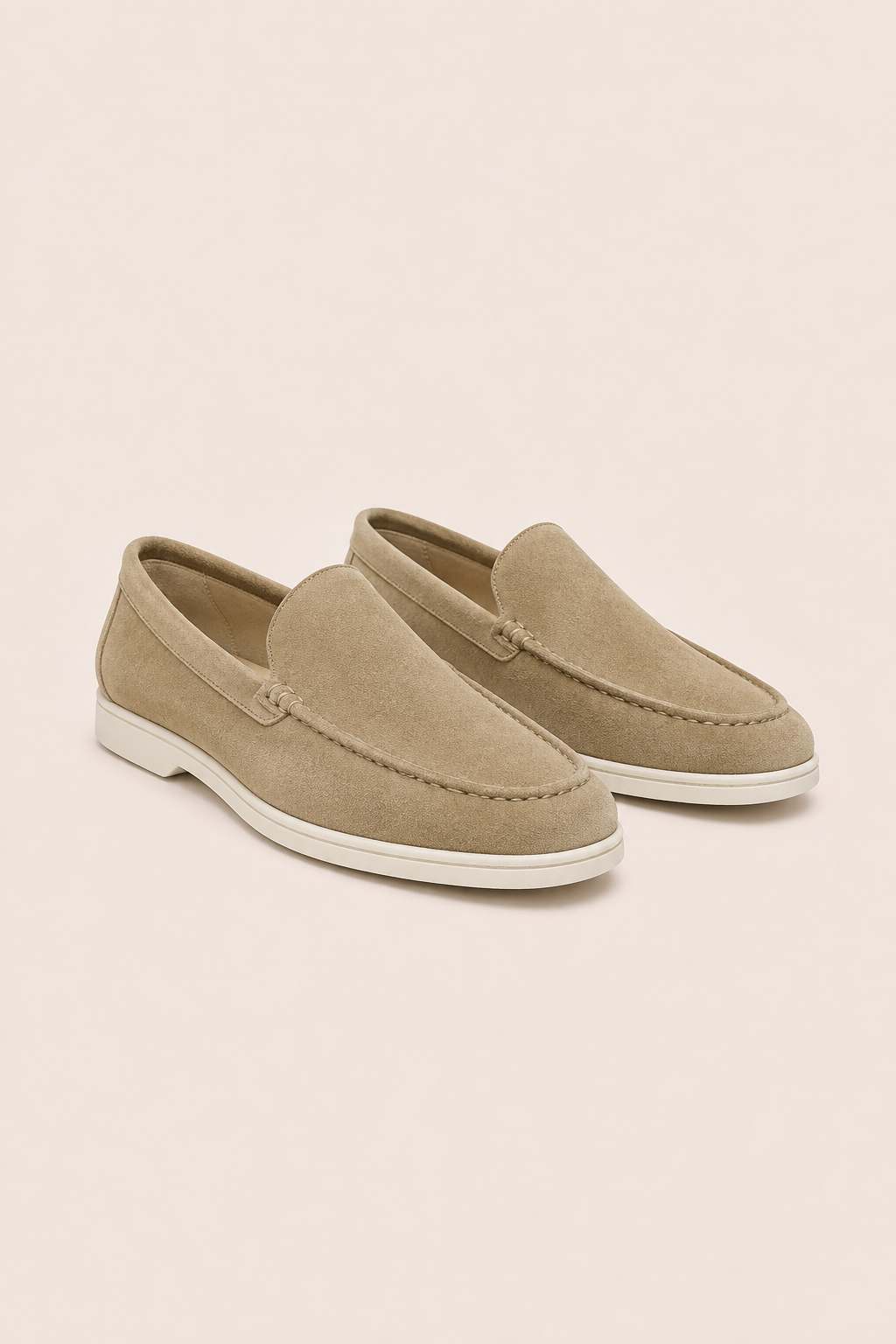 MILANO SUEDE LOAFER - SABBIA