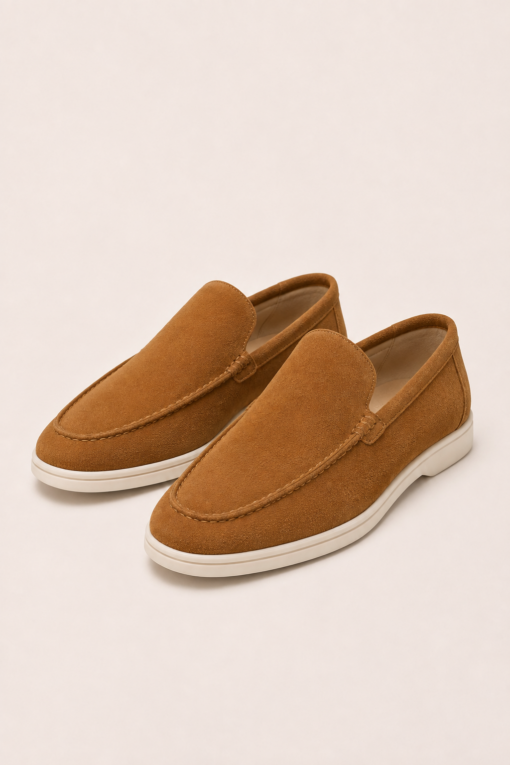 MILANO SUEDE LOAFER - TABACCO
