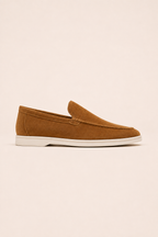 MILANO SUEDE LOAFER - TABACCO