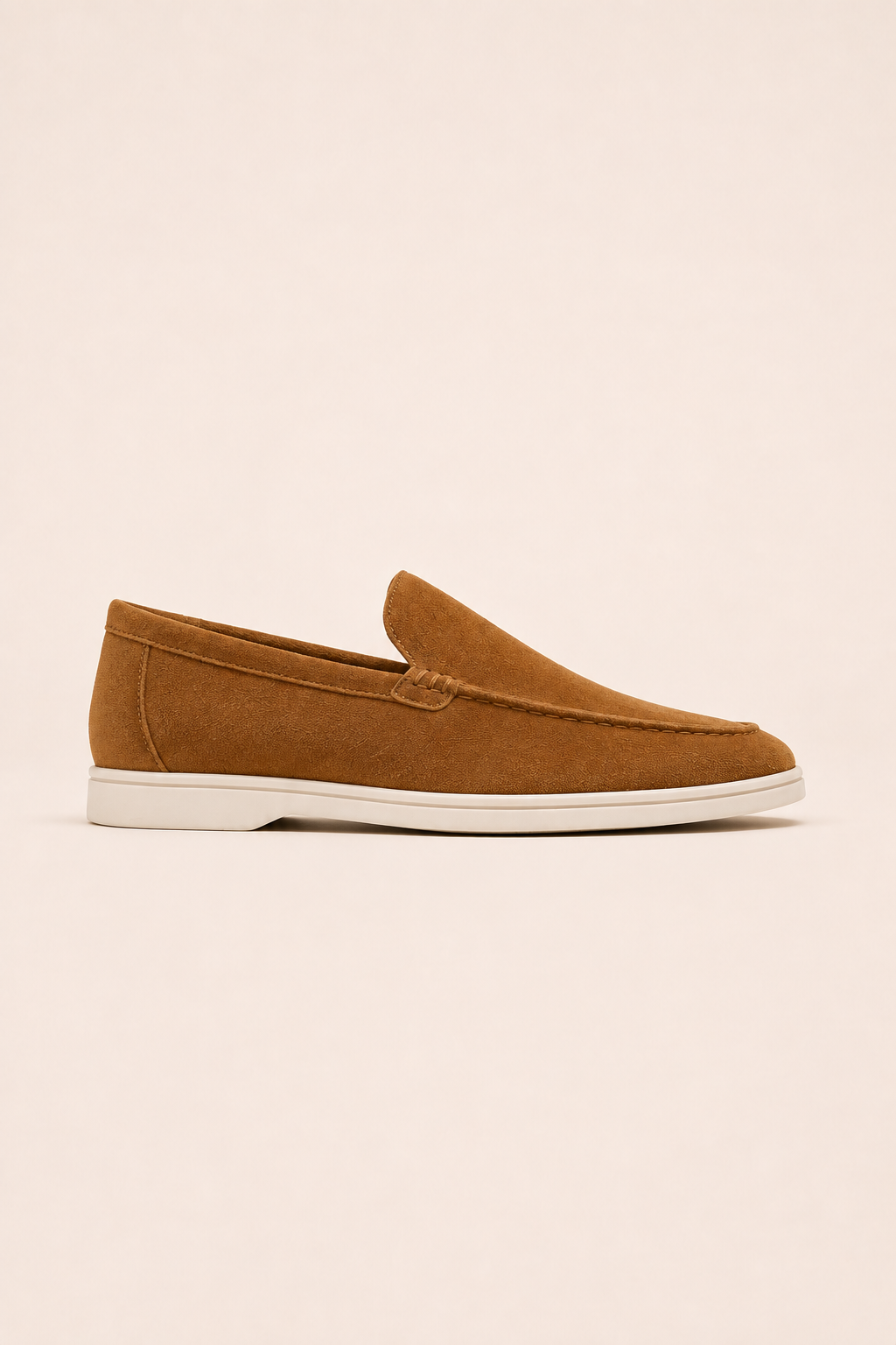 MILANO SUEDE LOAFER - TABACCO