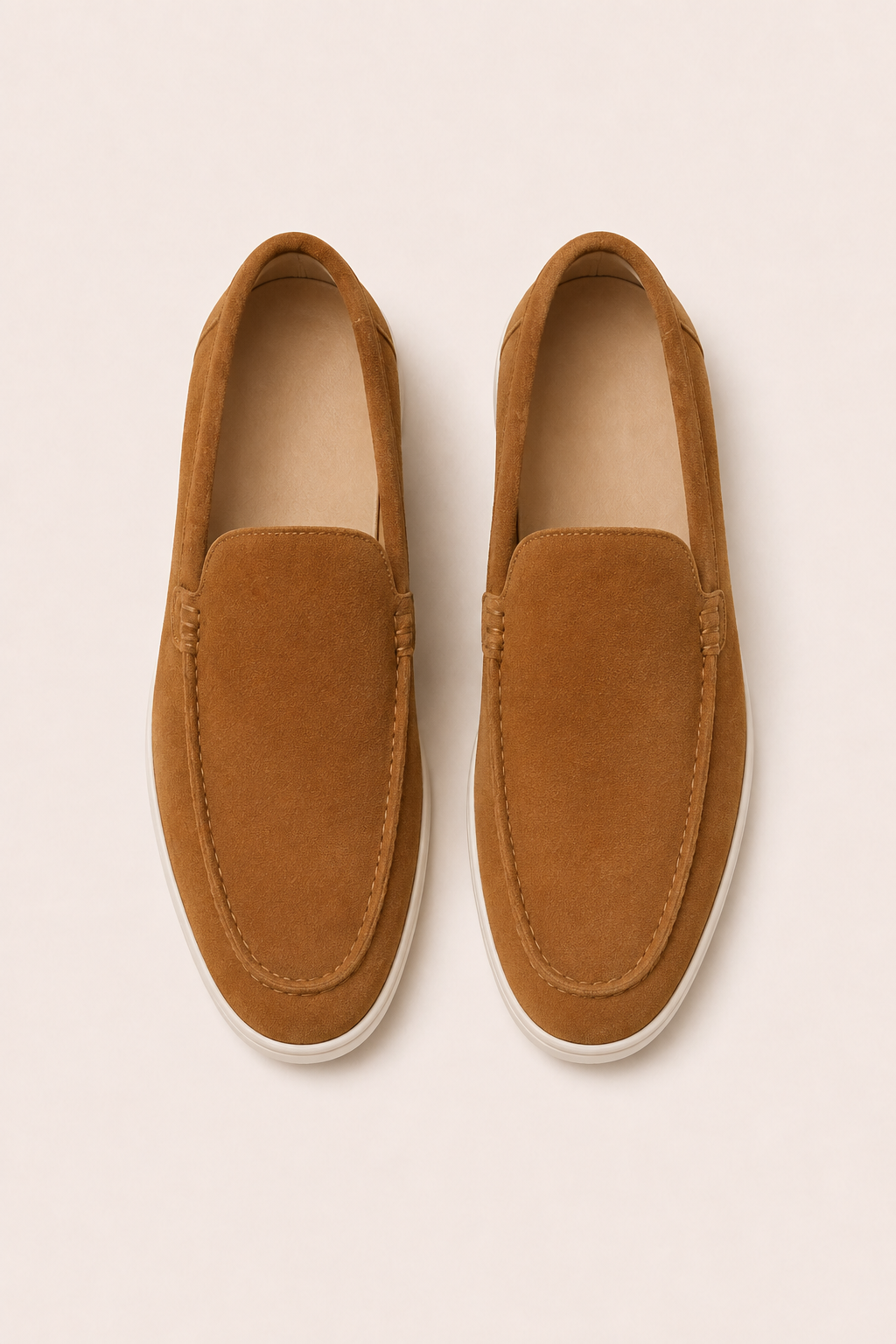 MILANO SUEDE LOAFER - TABACCO