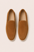 MILANO SUEDE LOAFER - TABACCO
